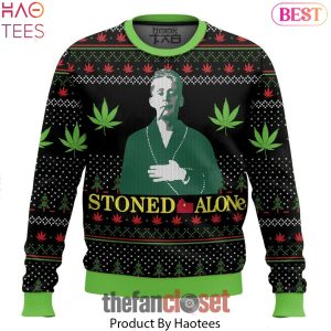 Stoned Alone Ugly Christmas Sweater