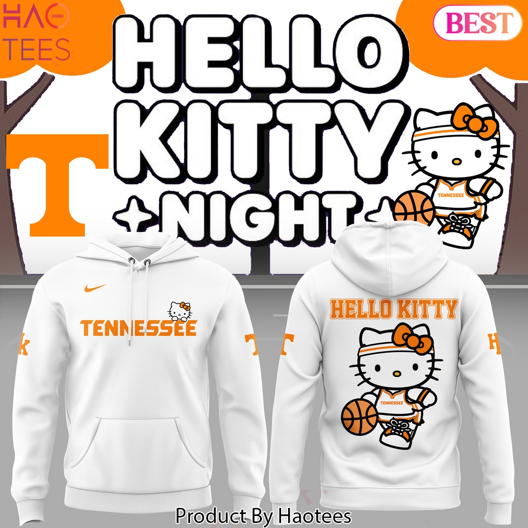 Tennessee Volunteers Basketball HK White Hoodie Tennessee Volunteers Basketball HK White Hoodie