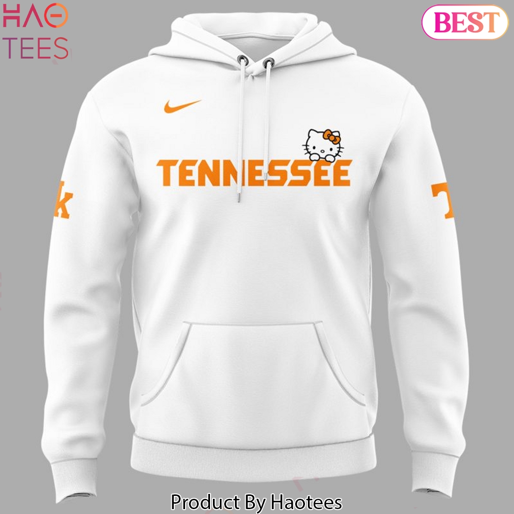 Tennessee Volunteers Basketball HK White Hoodie Tennessee Volunteers Basketball HK White Hoodie