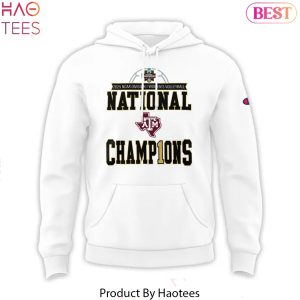 Texas A&M Aggies 2025 National Champions Texas A&M Volleyball Hoodie – White