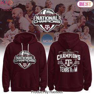 Texas A&M Aggies 2025 NCAA Womens Volleyball National Champions Hoodie