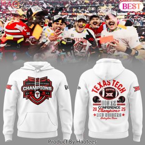 Texas Tech Red Raiders Big 12 Conference Champions 2025 Hoodie