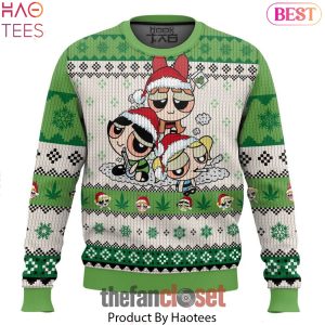 The Stoned Power Puff Girls Ugly Christmas Sweater