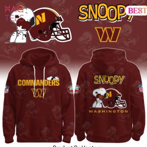 W Commanders Football x Snoopy Hoodie