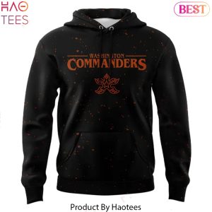 Washington Commanders x Stranger Things Hoodie