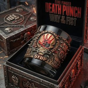 Five Finger Death Punch Way Of The Fist Whiskey Glass