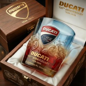 Ducati 100Th Anniversary Whiskey Glass