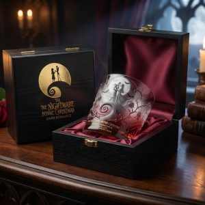The Nightmare Before Christmas Dark Romance 2026 Whiskey Glass