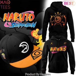 Atlanta Hawks Naruto Shippuden Black Hoodie