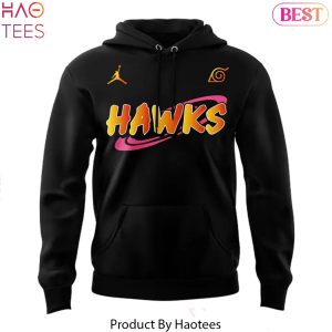 Atlanta Hawks Naruto Shippuden Black Hoodie