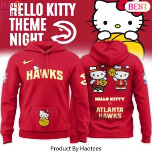 Atlanta Hawks x HK 2026 Red Hoodie