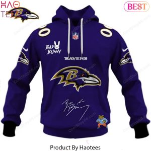 Baltimore Ravens x Bad Bunny Super Bowl 2026 Hoodie