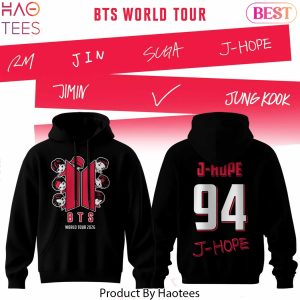BTS World Tour 2026 J-Hope Black Hoodie