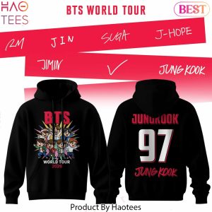 BTS World Tour 2026 Jungkook Black Hoodie