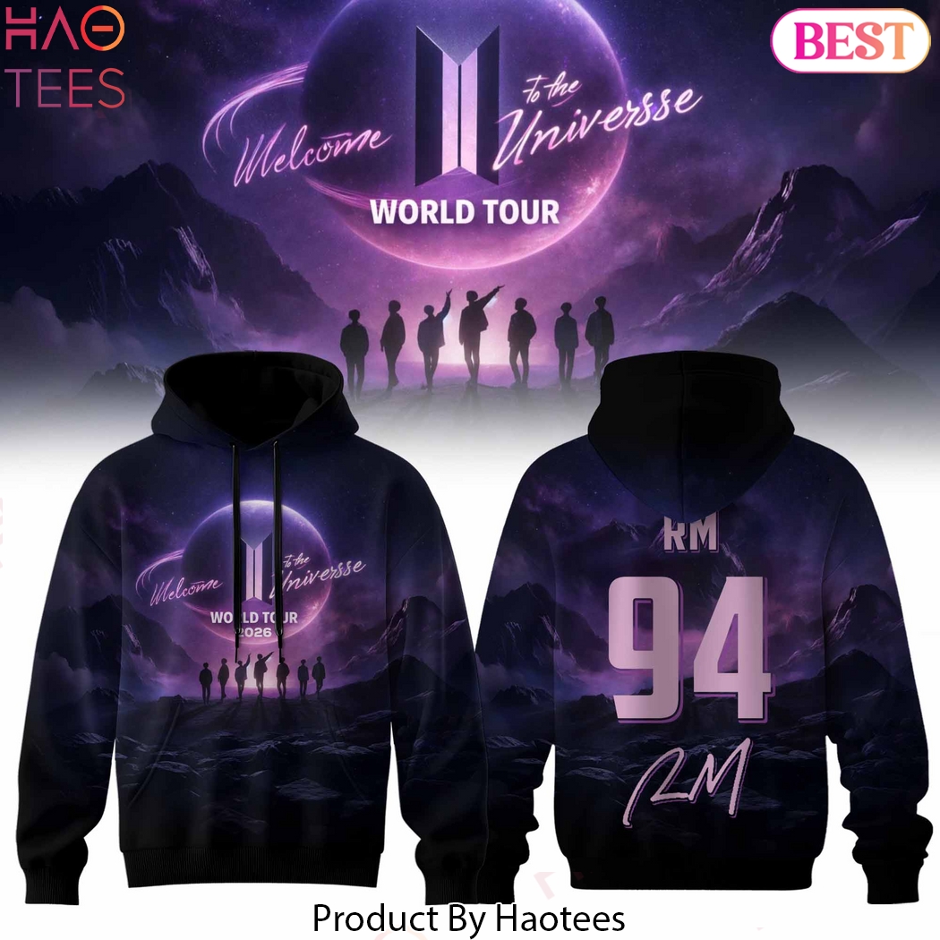 BTS World Tour 2026 RM Welcome To The Universse Hoodie BTS World Tour 2026 RM Welcome To The Universse Hoodie