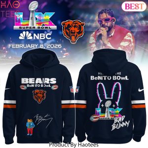 C Bears x Bad Bunny Super Bowl 2026 Hoodie