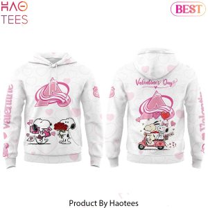 Colorado Avalanche Peanuts Happy Valentine Day 2026 Hoodie