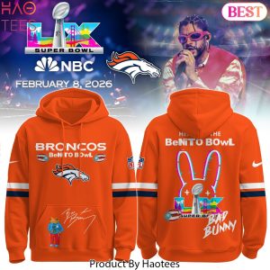 D Broncos x Bad Bunny Super Bowl 2026 Hoodie