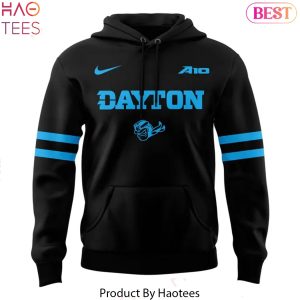 Dayton Flyers Stealth Black Dayton Men Basketball 2026 Hoodie