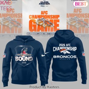 Denver Broncos 2026 Champions BOUND Hoodie – Blue
