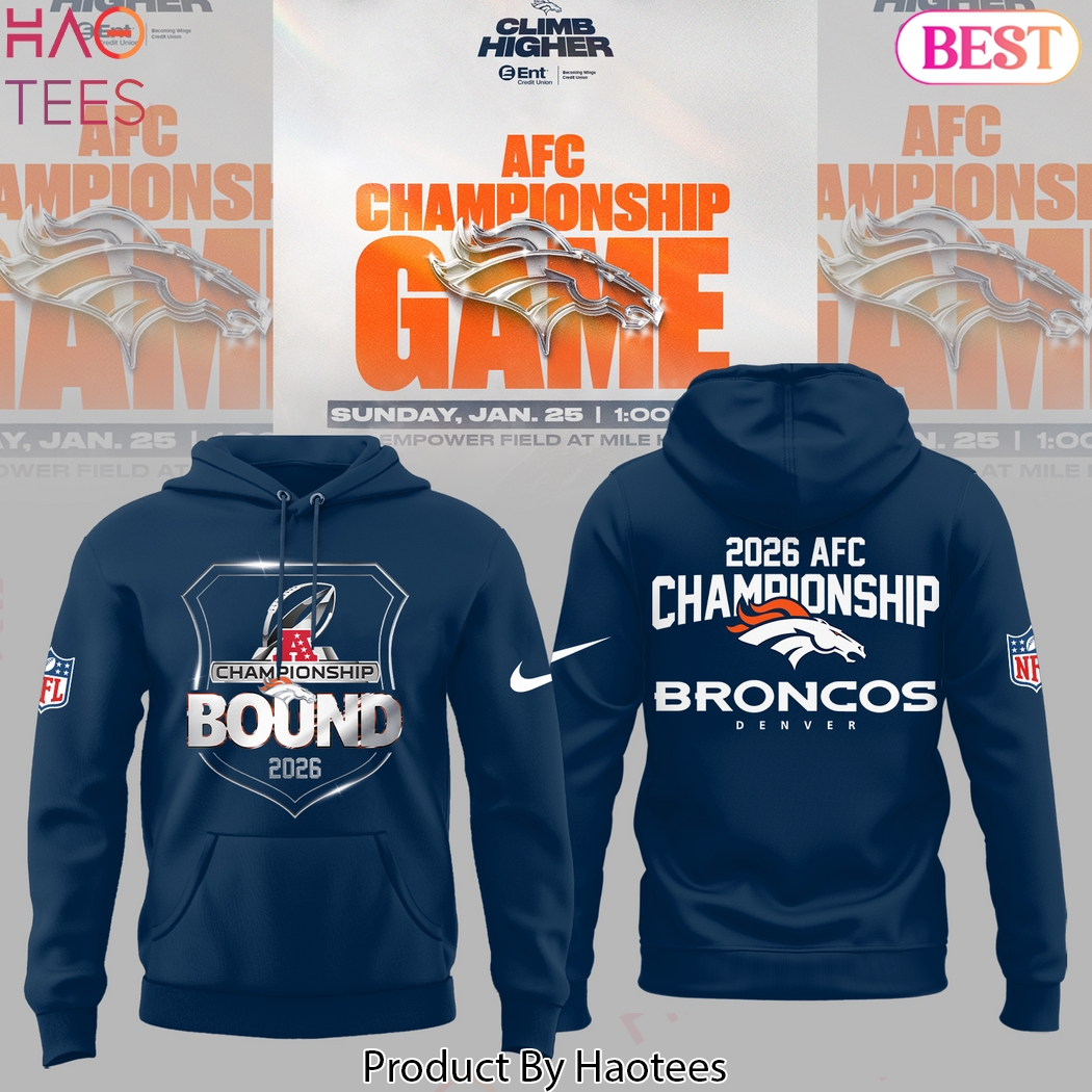 Denver Broncos 2026 Champions BOUND Hoodie - Blue Denver Broncos 2026 Champions BOUND Hoodie - Blue