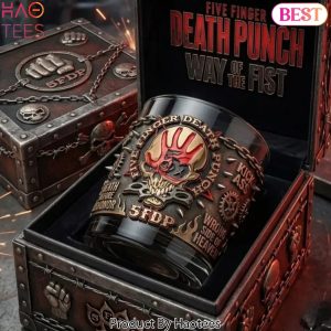 Five Finger Death Punch Way Of The Fist Whiskey Glass