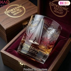 Fleetwood Mac Rumours Midnight 2026 Whiskey Glass