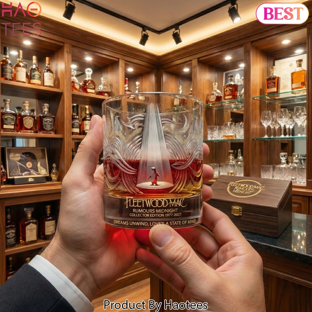 Fleetwood Mac Rumours Midnight 2026 Whiskey Glass