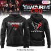 Houston Texans 2025 NFL Playoffs S.W.A.R.M. City Hoodie – Red