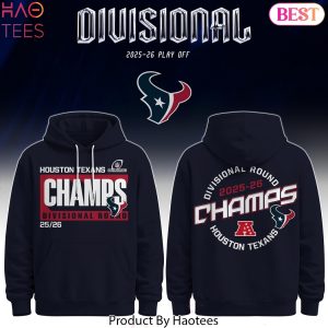 Houston Texans Champs Divisional Round 2025-26 Hoodie