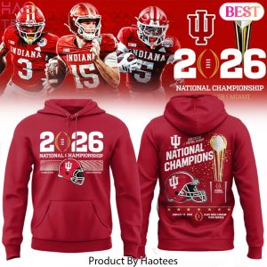 Indiana Hoosiers College Football Playoff Champions 2026 Hoodie