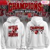 Indiana Hoosiers College Football Playoff 2026 National Champions Red Hoodie