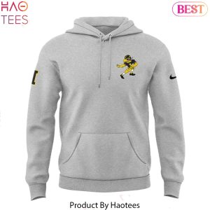Iowa Hawkeyes 2026 Football Grey Hoodie