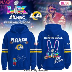 LA Rams x Bad Bunny Super Bowl 2026 Hoodie