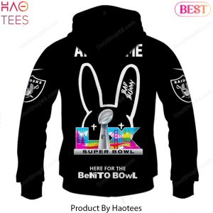 Las Vegas Raiders x Bad Bunny Super Bowl 2026 Hoodie