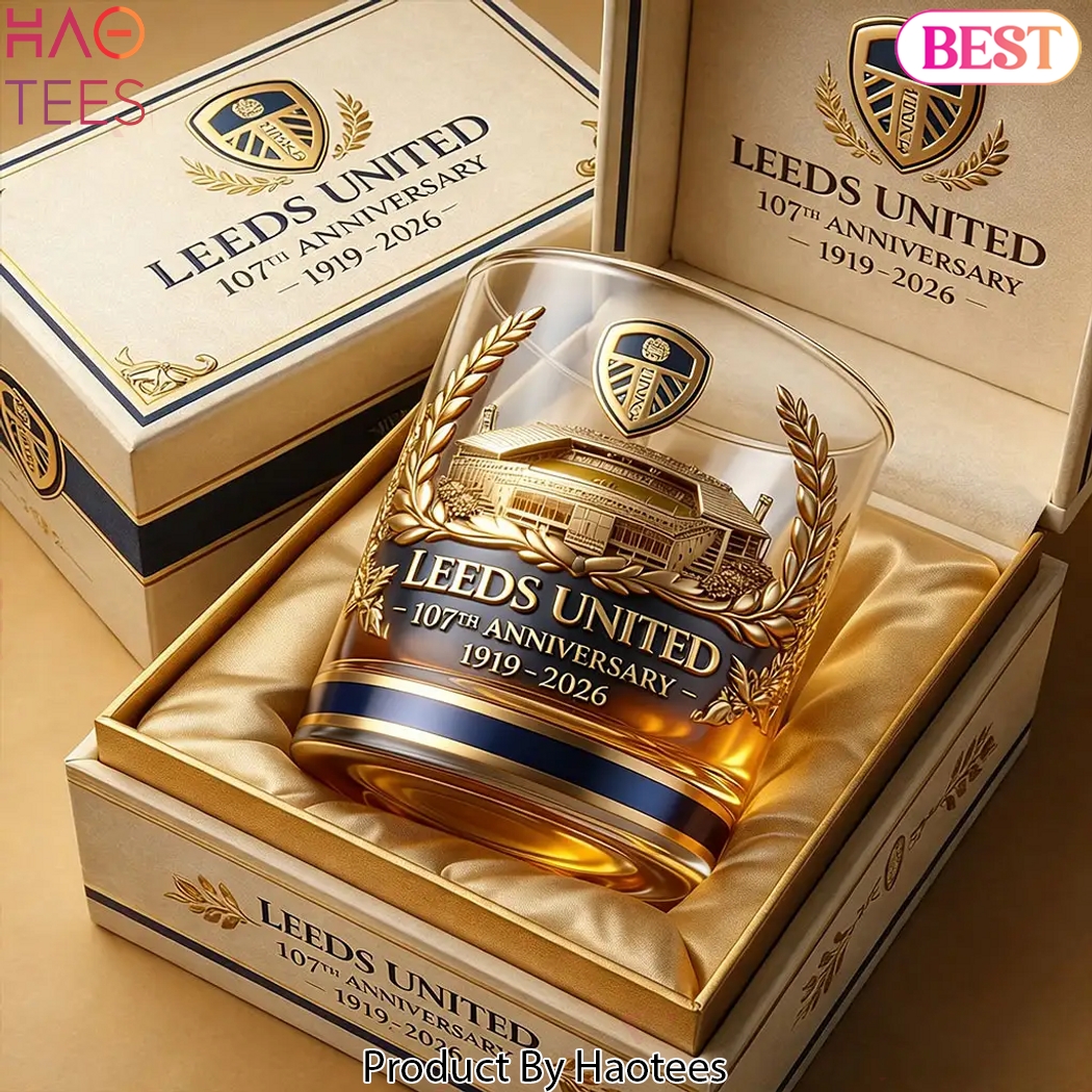 Leeds United 107th Anniversary 2026 Whiskey Glass Leeds United 107th Anniversary 2026 Whiskey Glass