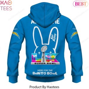 Los Angeles Chargers x Bad Bunny Super Bowl 2026 Hoodie