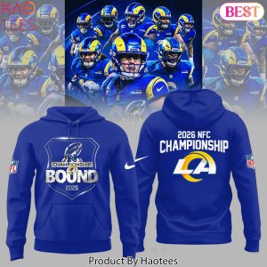 Los Angeles Rams 2026 Championship BOUND 2026 NFC Hoodie