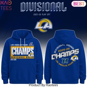 Los Angeles Rams Champs Divisional Round 2025-26 Hoodie