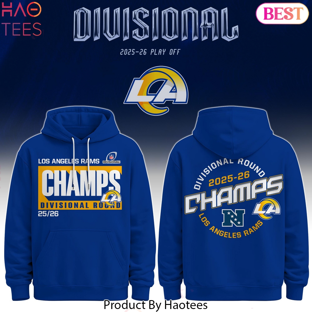 Los Angeles Rams Champs Divisional Round 2025-26 Hoodie Los Angeles Rams Champs Divisional Round 2025-26 Hoodie