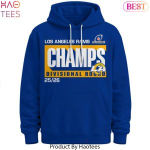 Los Angeles Rams Champs Divisional Round 2025-26 Hoodie