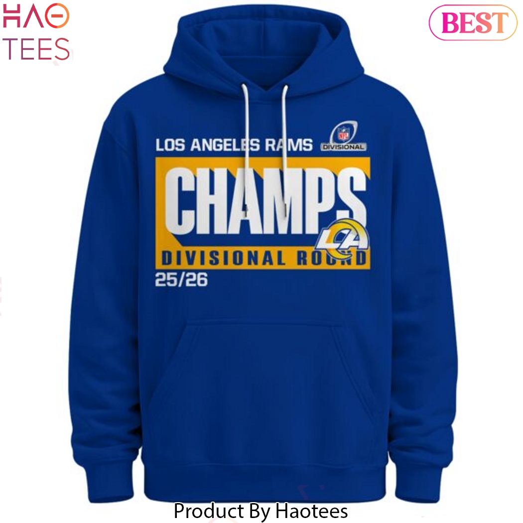 Los Angeles Rams Champs Divisional Round 2025-26 Hoodie Los Angeles Rams Champs Divisional Round 2025-26 Hoodie
