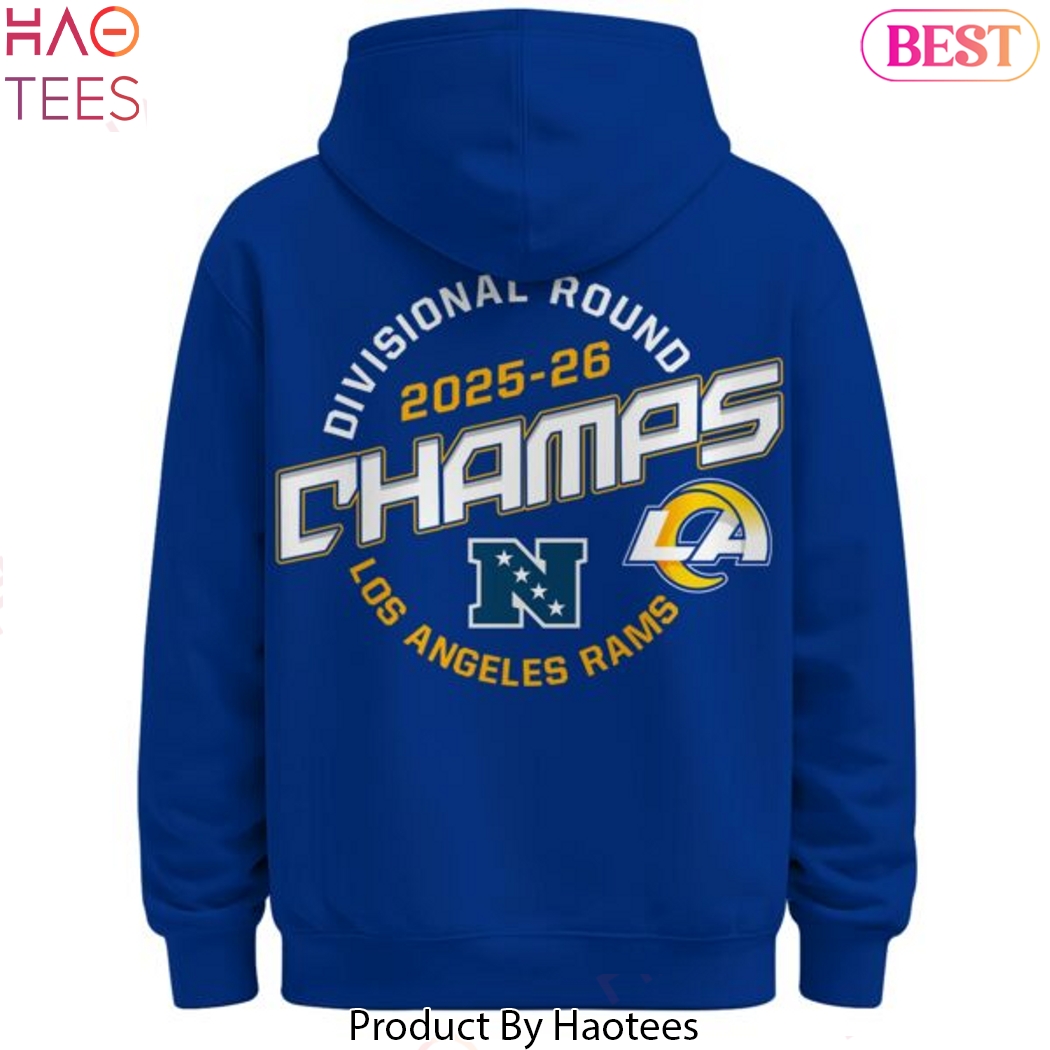 Los Angeles Rams Champs Divisional Round 2025-26 Hoodie Los Angeles Rams Champs Divisional Round 2025-26 Hoodie