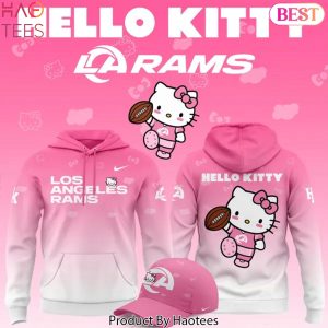 Los Angeles Rams x Kitty Blue Hoodie – Pink