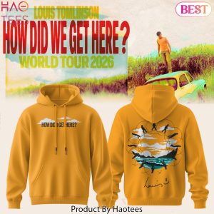 Louis Tomlinson How Did We Get Here Tour Hoodie – Orange