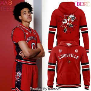 Louisville Cardinals Basketball x Donovan Mitchell SpidadMitchell 2026 Hoodie