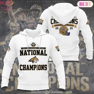 Montana State Bobcats 2025 NCAA Division Football Champions Hoodie