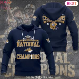 Montana State Bobcats NCAA Division Football Champions 2025 Hoodie