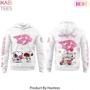 Nashville Predators Peanuts Happy Valentine Day 2026 Hoodie