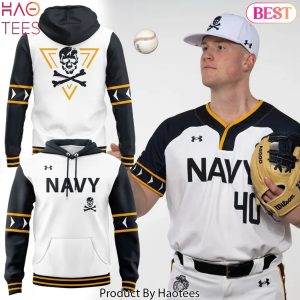 Navy Midshipmen Baseball Jolly Rogers Fear the Bones Hoodie